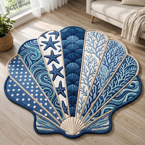 Coastal Whisper Custom Shape Area Rug GFTOTP19473