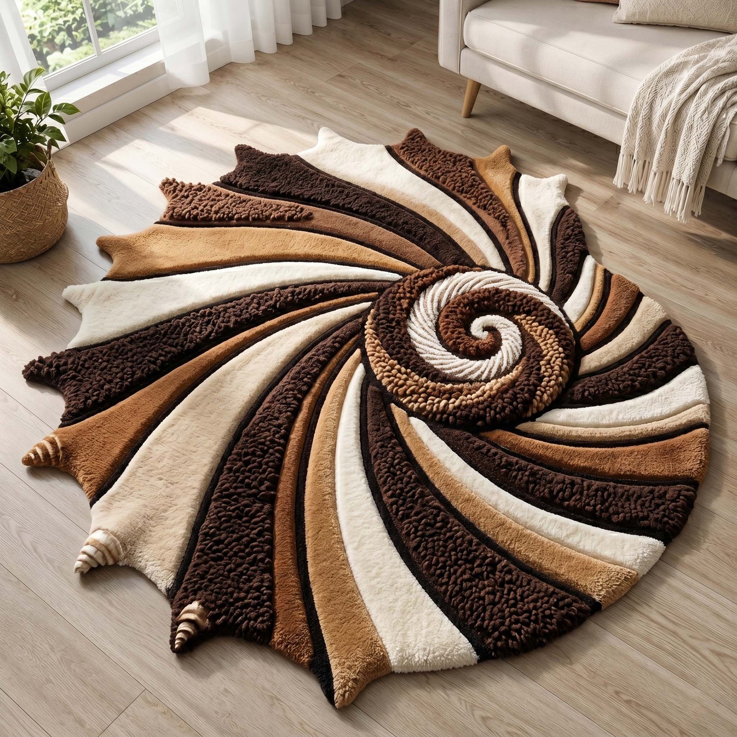 Coastal Whisper Custom Shape Area Rug GFTOTP19475