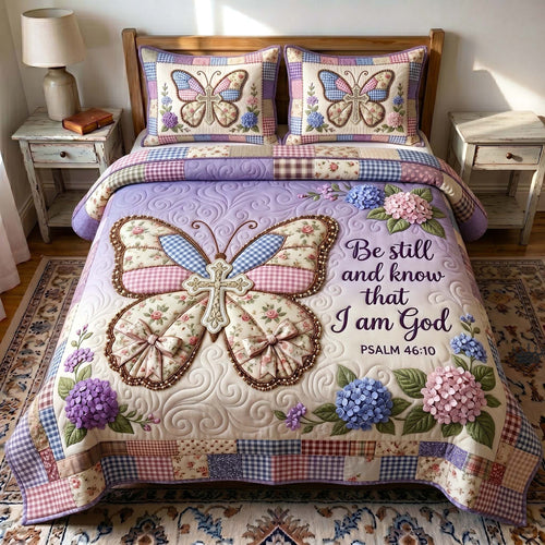 Wings Of Faith 3-Piece Quilted Bedding Set GFTOTP19480