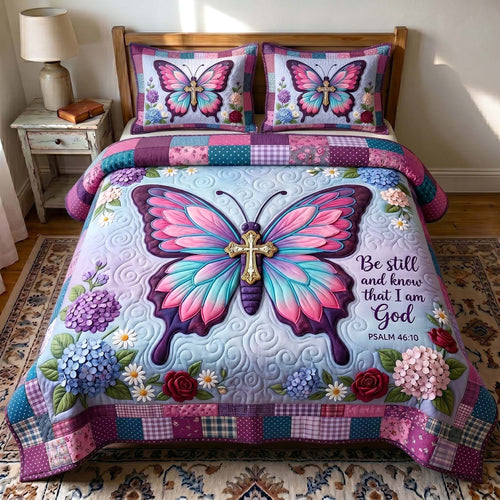 Wings Of Faith 3-Piece Quilted Bedding Set GFTOTP19481