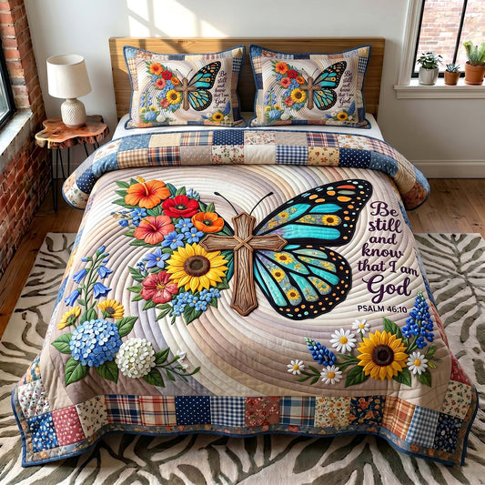Wings Of Faith 3-Piece Quilted Bedding Set GFTOTP19482