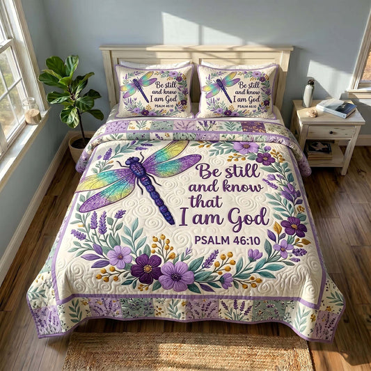 Grace In Flight 3-Piece Quilted Bedding Set GFTOTP19484