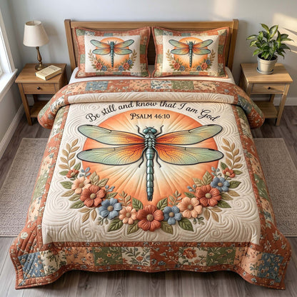 Grace In Flight 3-Piece Quilted Bedding Set GFTOTP19485