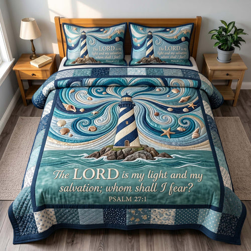 Ocean Grace 3-Piece Quilted Bedding Set GFTOTP19510