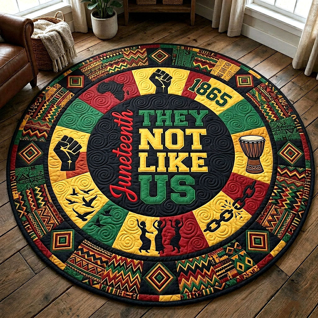 They Not Like Us Quilted Round Mat GFTOTP19557