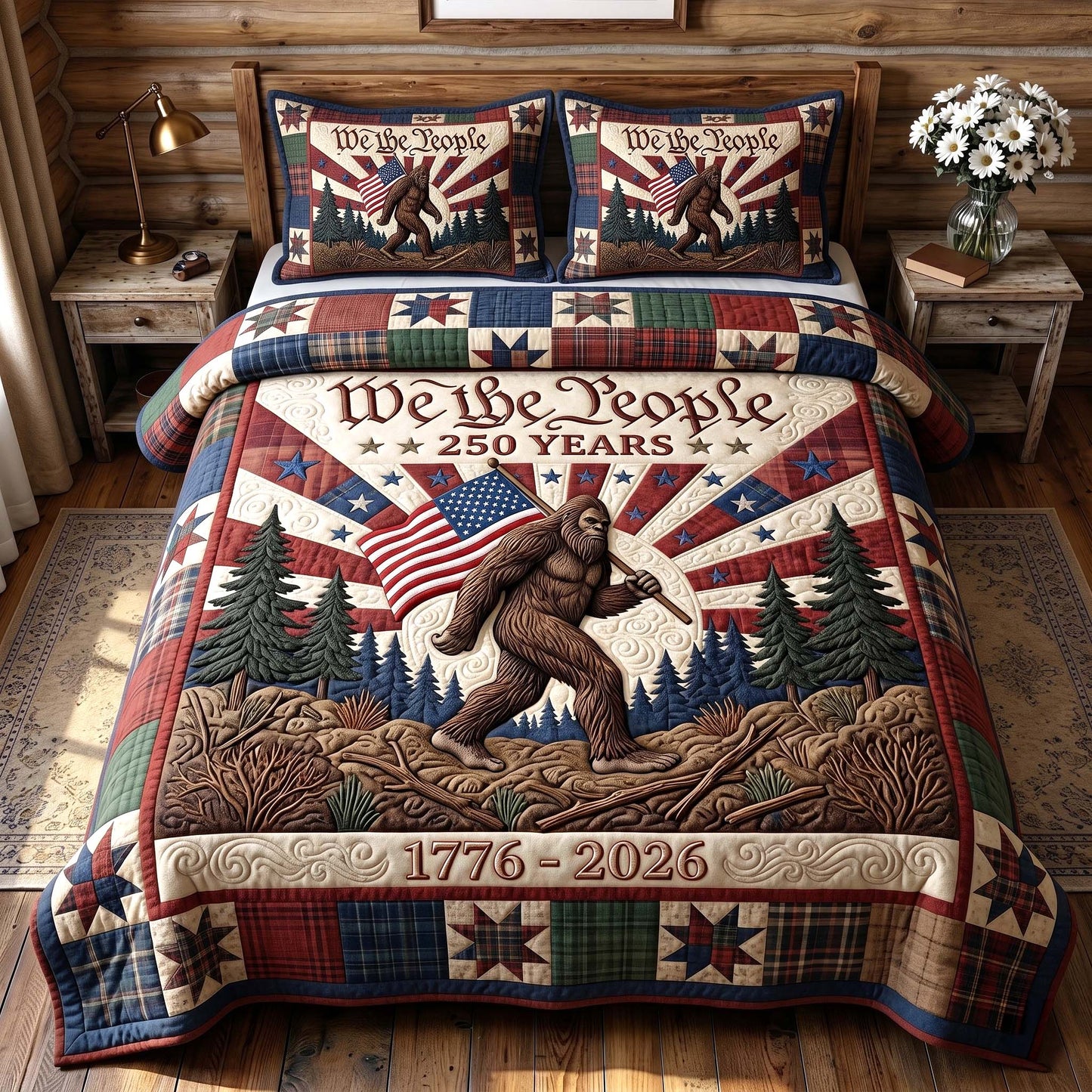 Liberty Legend 3-Piece Quilted Bedding Set GFTOTP19575