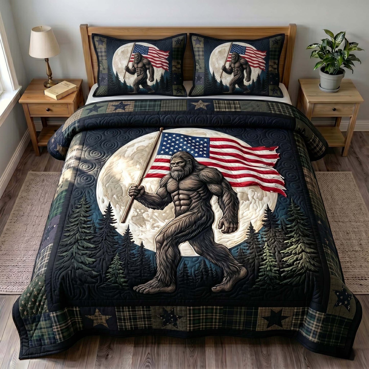 Liberty Legend 3-Piece Quilted Bedding Set GFTOTP19578