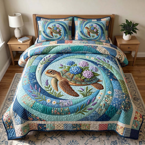 Sea Wanderer 3-Piece Quilted Bedding Set GFTOTP19627