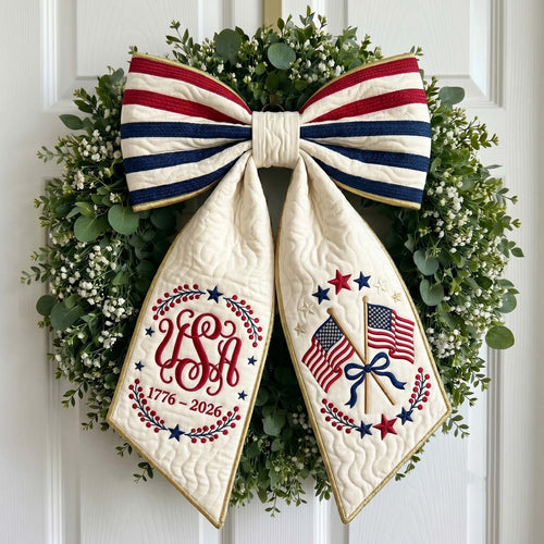 Independence Spirit Quilted Wreath Sash GFTOTP19657