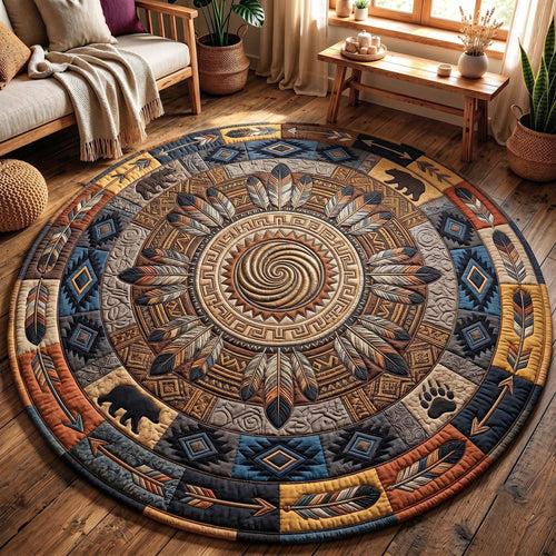 Sacred Heritage Quilted Round Mat GFTOTP19711
