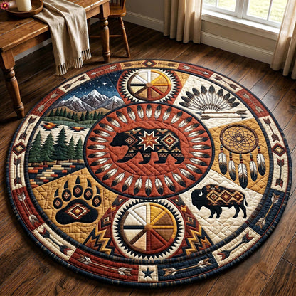 Sacred Heritage Quilted Round Mat GFTOTP19715