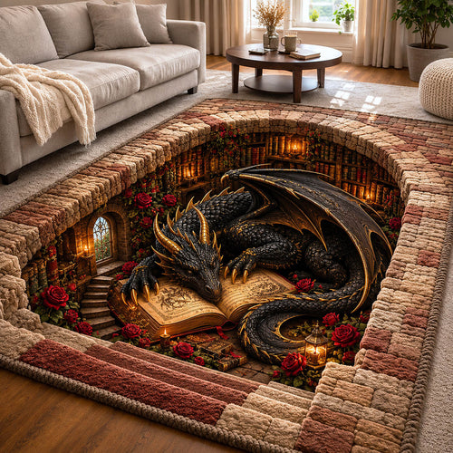 Mystic Library Guardian Area Rug GFTOTP19729