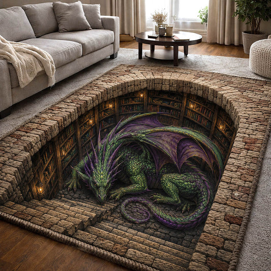 Mystic Library Guardian Area Rug GFTOTP19732