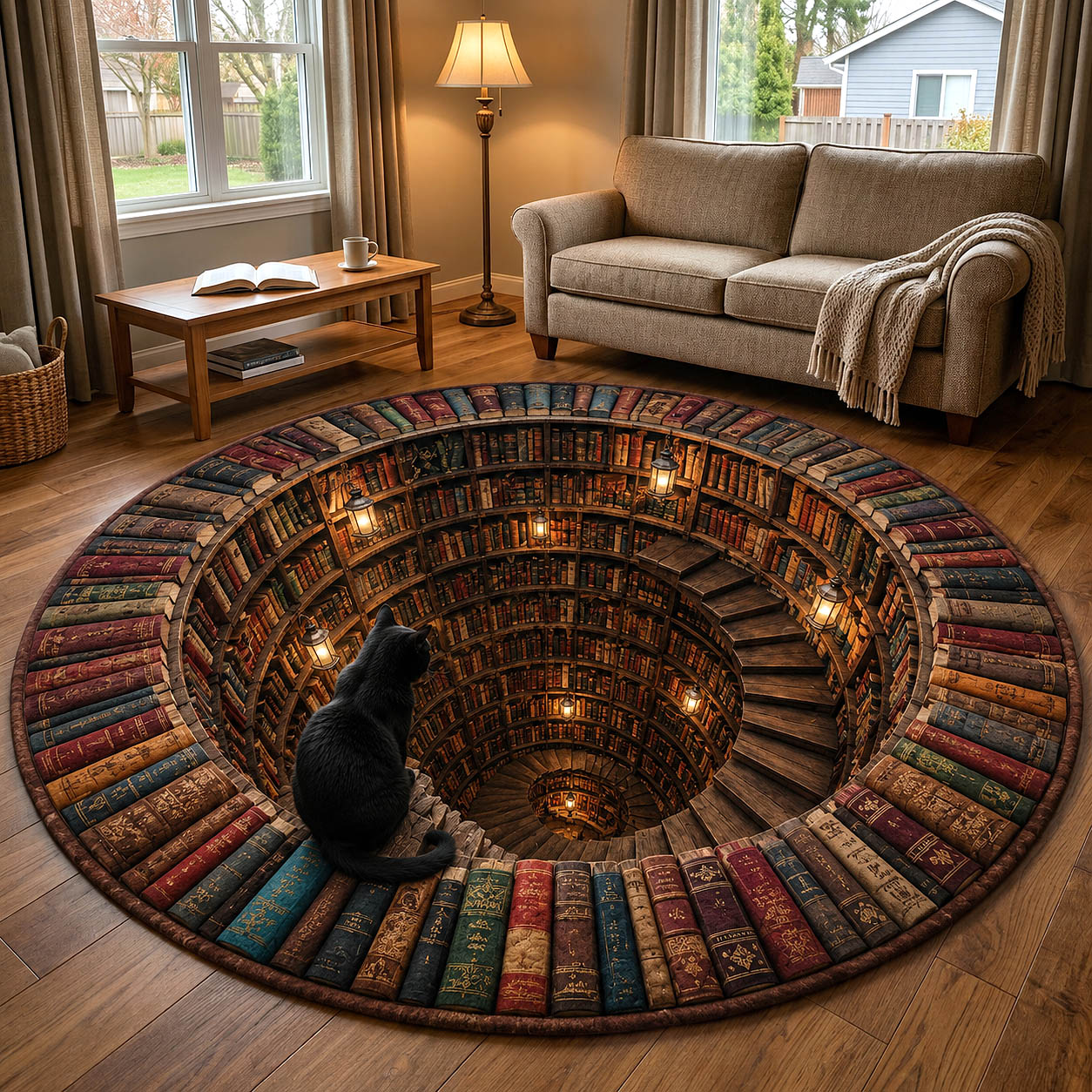 Reading Companion Quilted Round Mat GFTOTP19769