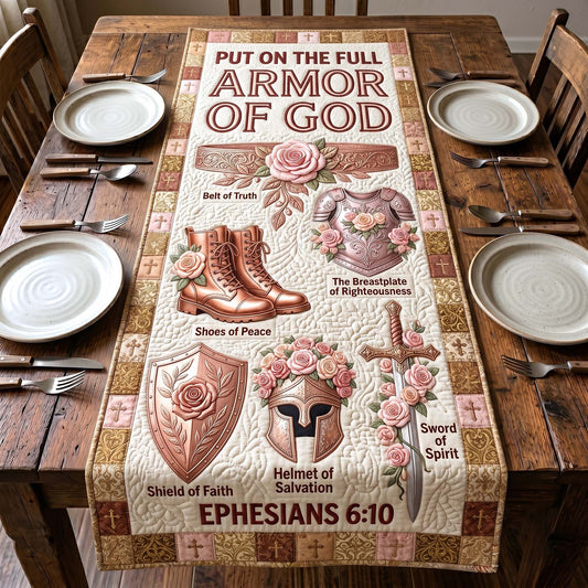 Full Armor Of God Quilted Table Runner GFTOTP19783