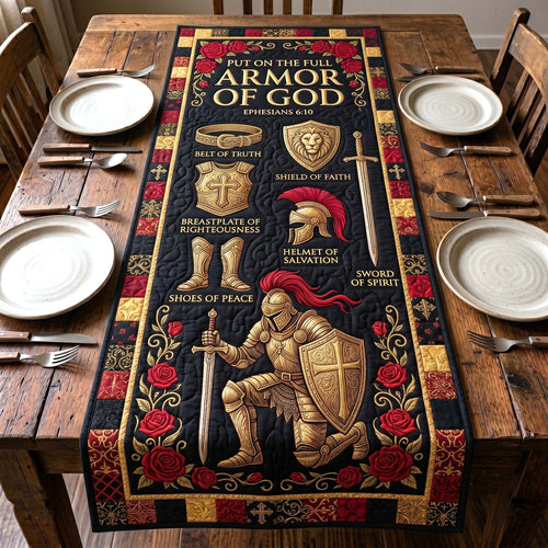 Full Armor Of God Quilted Table Runner GFTOTP19784