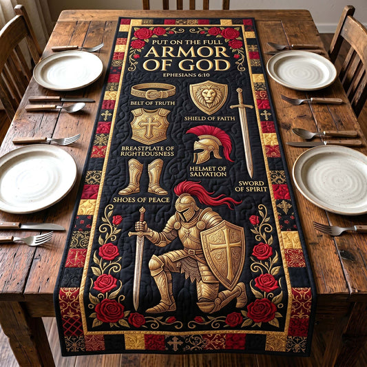 Full Armor Of God Quilted Table Runner GFTOTP19784