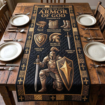 Full Armor Of God Quilted Table Runner GFTOTP19786