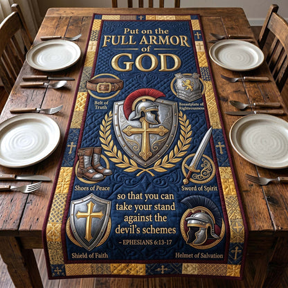 Full Armor Of God Quilted Table Runner GFTOTP19787