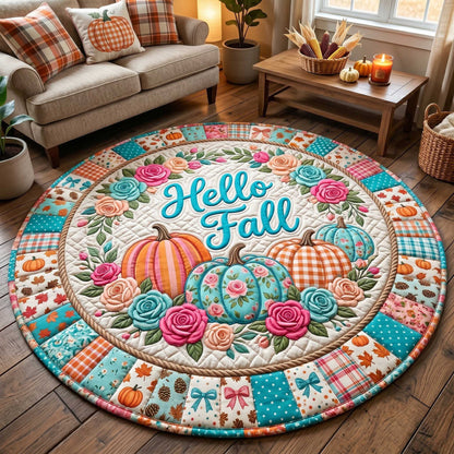 Hello Fall Quilted Round Mat GFTOTP19849