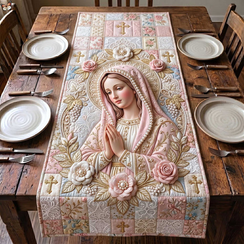 Holy Mary Quilted Table Runner GFTOTP19906