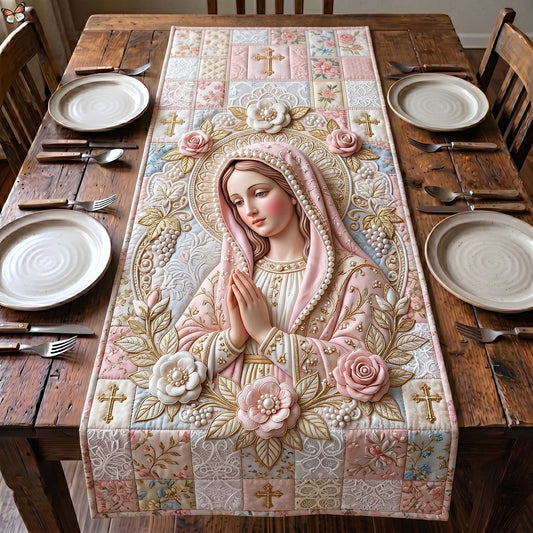 Holy Mary Quilted Table Runner GFTOTP19906