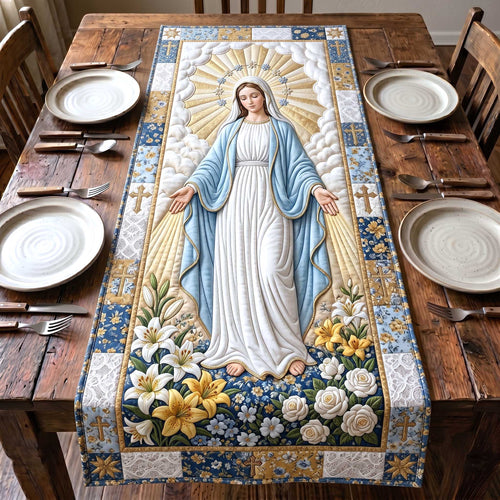 Holy Mary Quilted Table Runner GFTOTP19907