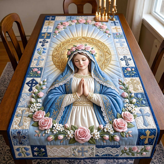 Holy Mary Quilted Table Runner GFTOTP19910
