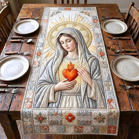 Holy Mary Quilted Table Runner GFTOTP19911