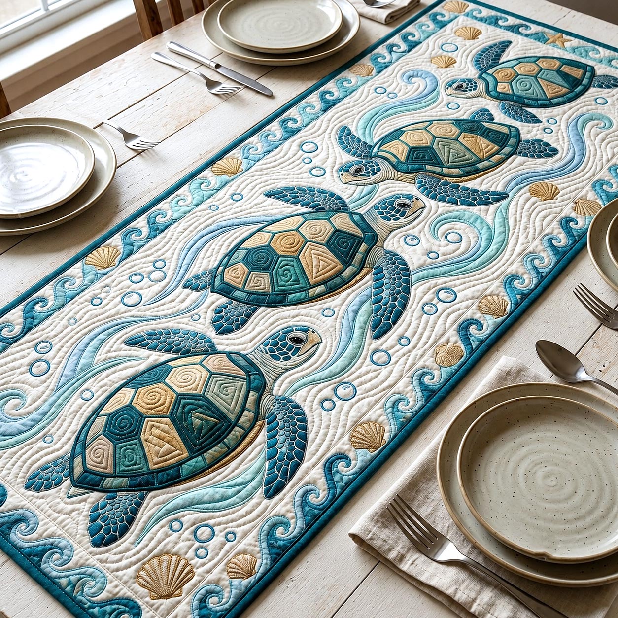 Ocean Drifter Quilted Table Runner GFTOTP19929