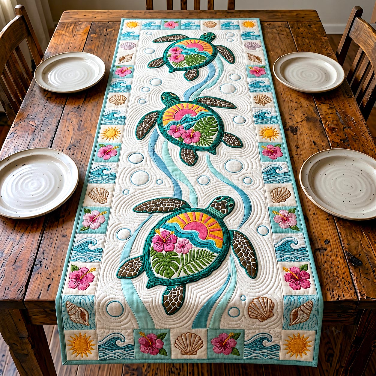 Ocean Drifter Quilted Table Runner GFTOTP19930