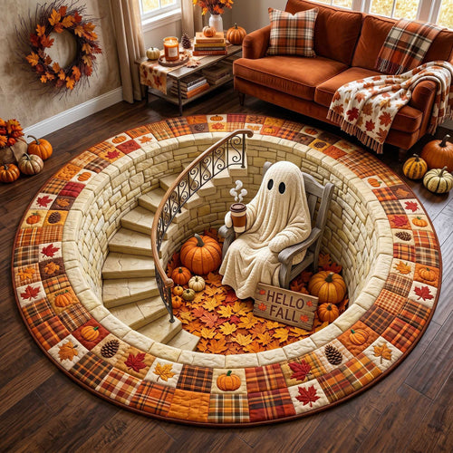 Autumn Boo Quilted Round Mat GFTOTP19949