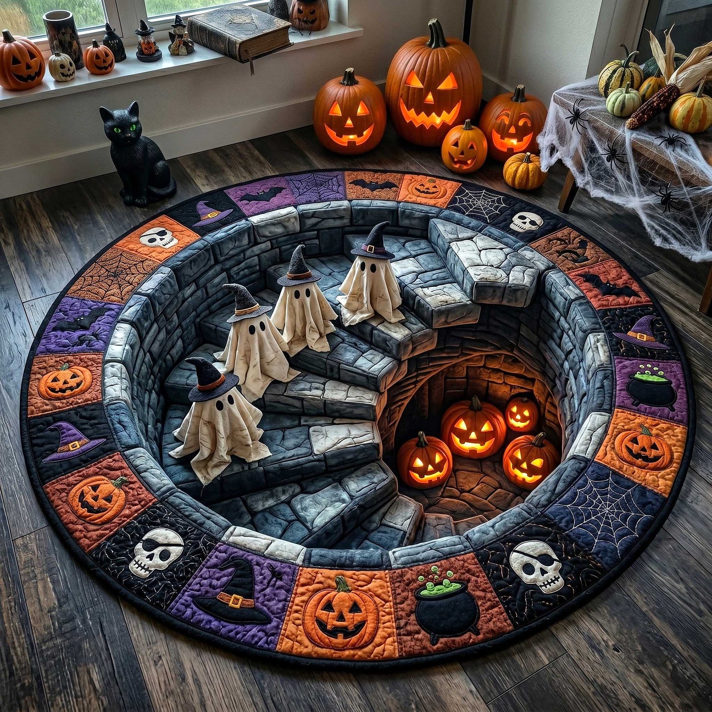 Wicked Spirits Quilted Round Mat GFTOTP19953