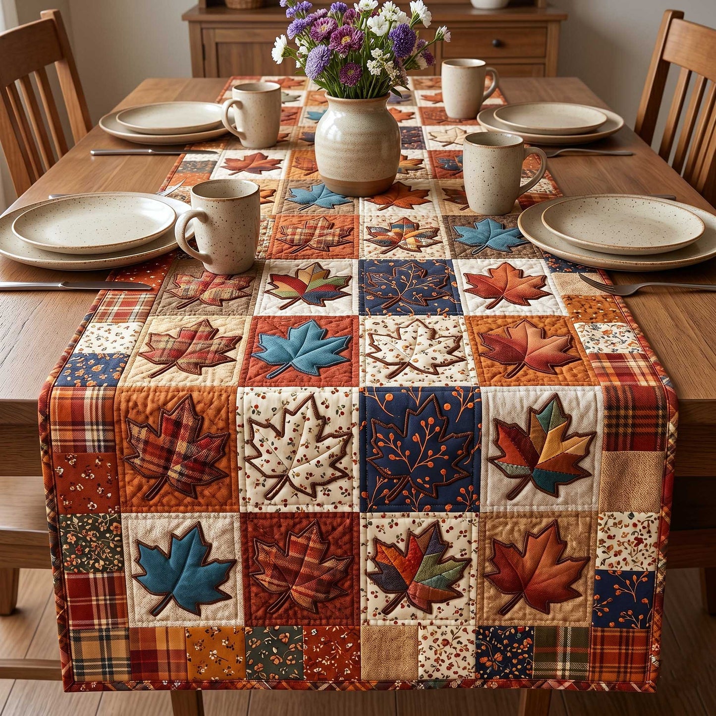 Falling Maples Quilted Table Runner GFTOTP19976