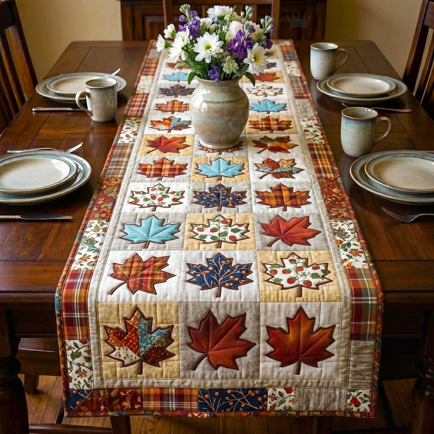 Falling Maples Quilted Table Runner GFTOTP19977