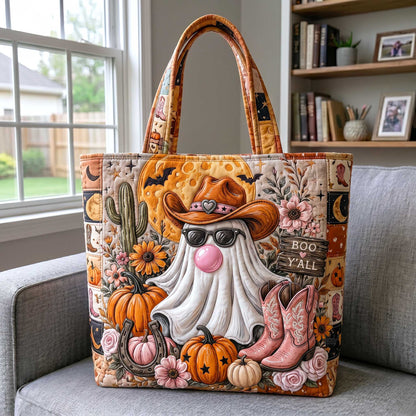 Western Boo Quilted Tote Bag GFTOTP20044