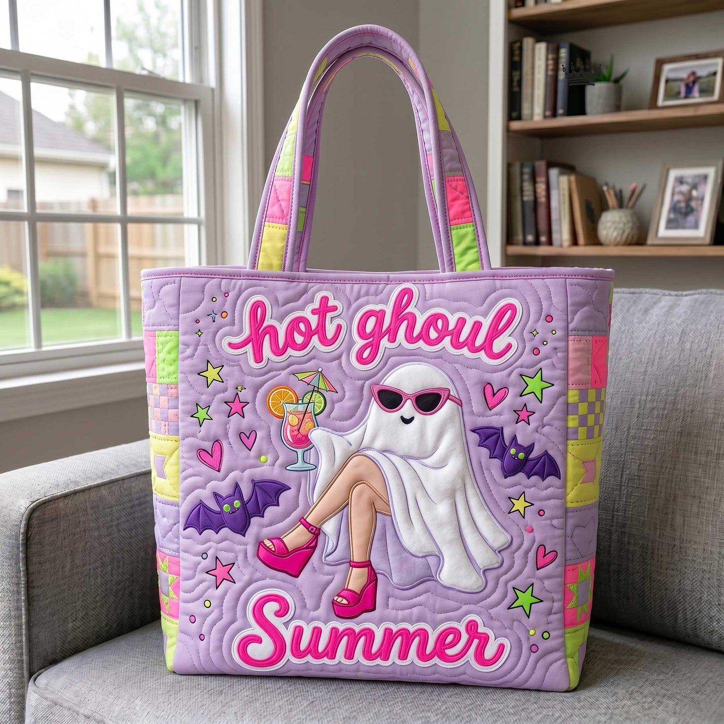 Tropical Haunt Quilted Tote Bag GFTOTP20045
