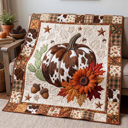Pumpkin Bliss Quilted Blanket GFTOTP20083