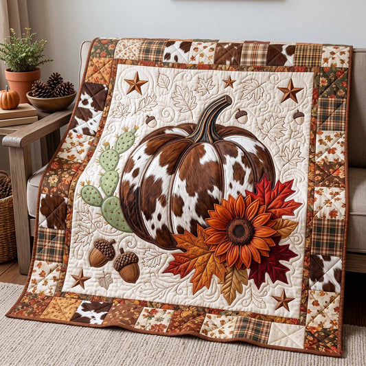 Pumpkin Bliss Quilted Blanket GFTOTP20083