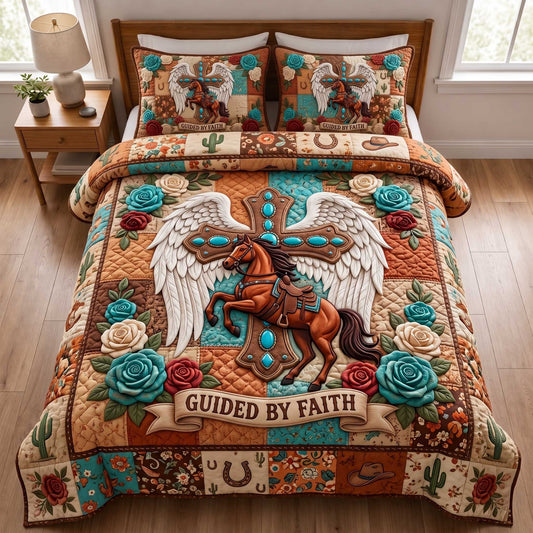 Western Grace 3-Piece Quilted Bedding Set GFTOTP20095