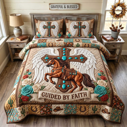 Western Grace 3-Piece Quilted Bedding Set GFTOTP20096