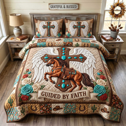 Western Grace 3-Piece Quilted Bedding Set GFTOTP20096
