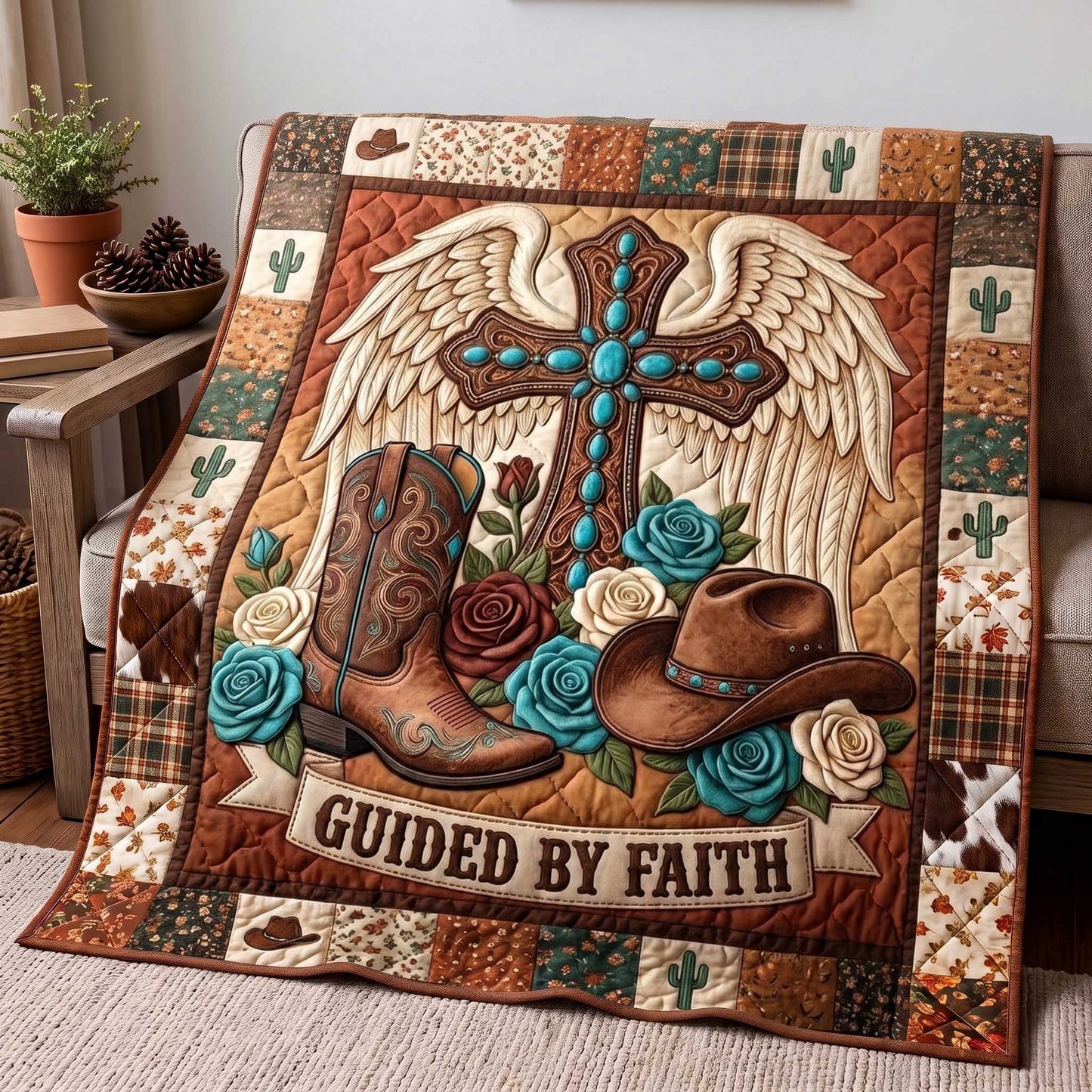 Western Grace Quilted Blanket GFTOTP20107