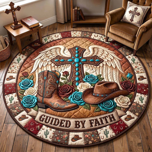 Western Grace Quilted Round Mat GFTOTP20147