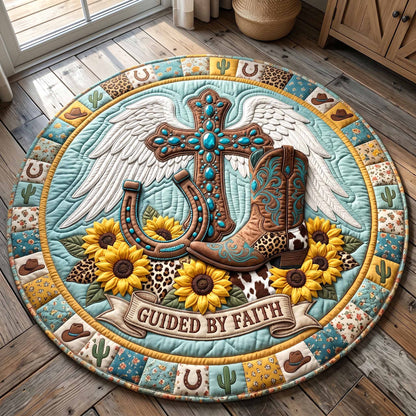 Western Grace Quilted Round Mat GFTOTP20148