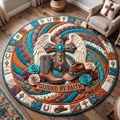 Western Grace Quilted Round Mat GFTOTP20150