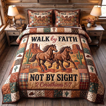 Western Grace 3-Piece Quilted Bedding Set GFTOTP20176