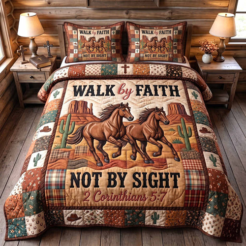 Western Grace 3-Piece Quilted Bedding Set GFTOTP20176