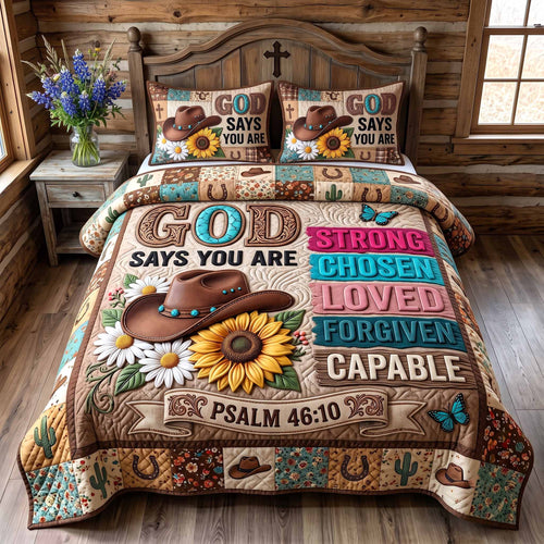 Western Grace 3-Piece Quilted Bedding Set GFTOTP20179