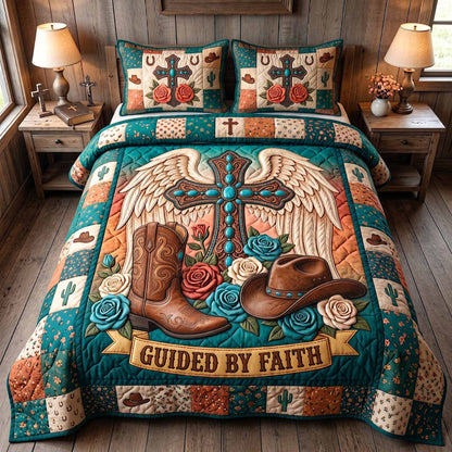 Western Grace 3-Piece Quilted Bedding Set GFTOTP20200